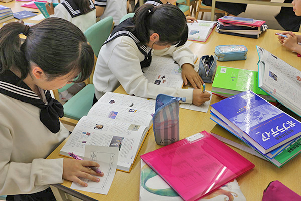 富士見_図書館での調べ学習